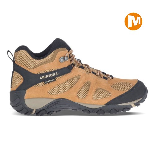 Pánské Trekové Boty Merrell Yokota 2 Mid Waterproof Světle Hnědé (CZ. VKFOU)